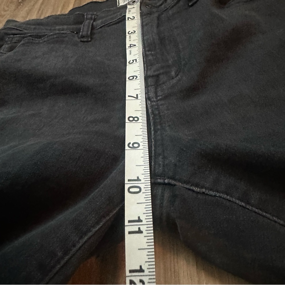 Madewell 10” High Riser Skinny Jeans Black Size 30 High Rise Stretch Denim - Picture 9 of 10